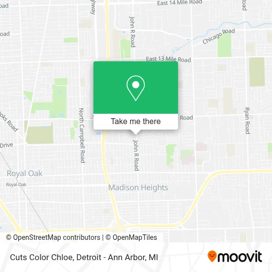 Cuts Color Chloe map
