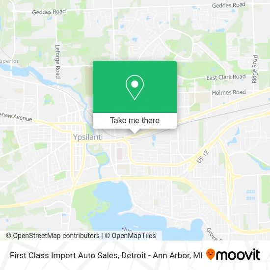 First Class Import Auto Sales map