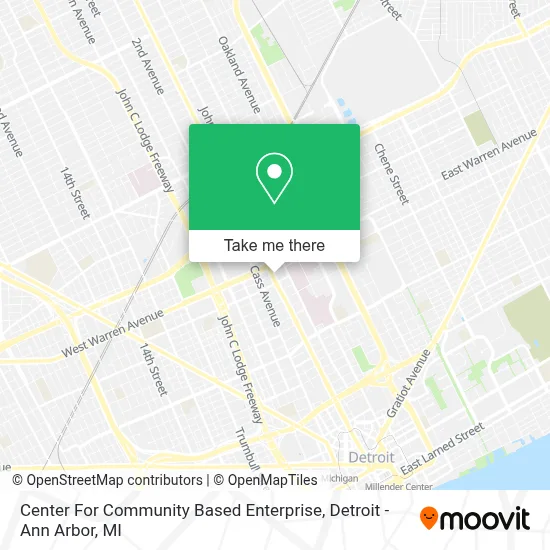 Center For Community Based Enterprise map