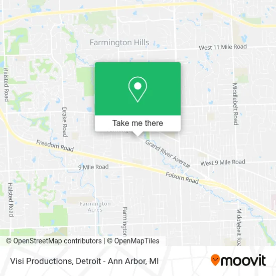 Visi Productions map