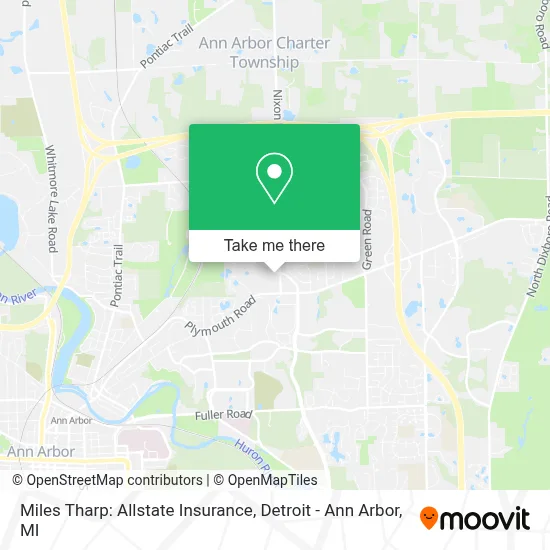 Miles Tharp: Allstate Insurance map