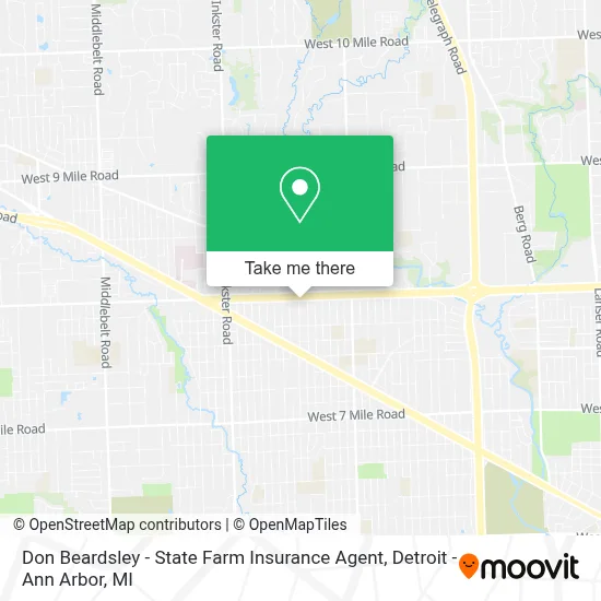Don Beardsley - State Farm Insurance Agent map