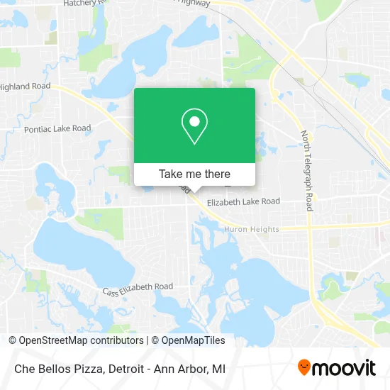 Che Bellos Pizza map