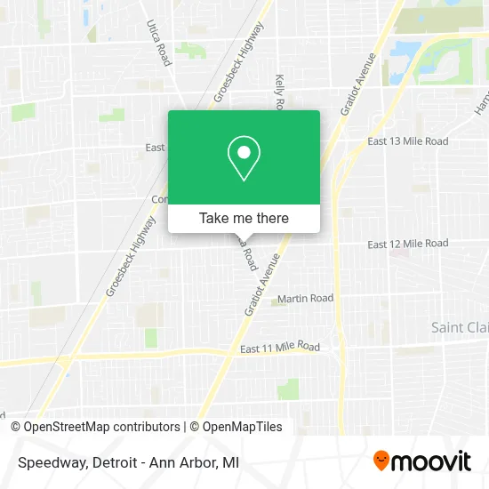 Speedway map