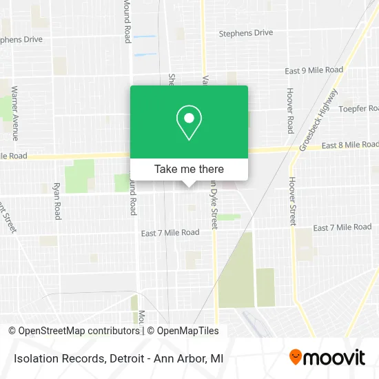 Isolation Records map