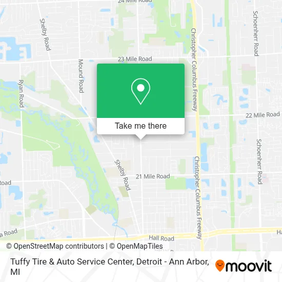 Tuffy Tire & Auto Service Center map