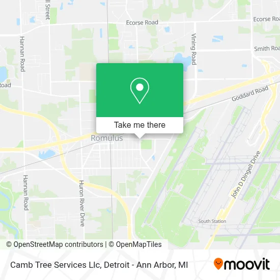 Camb Tree Services Llc map