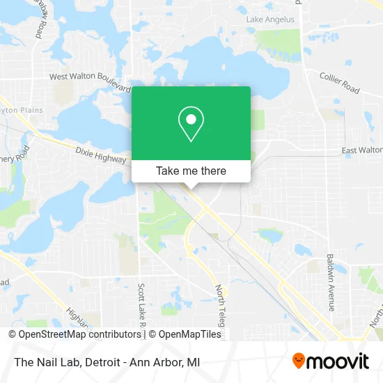 The Nail Lab map