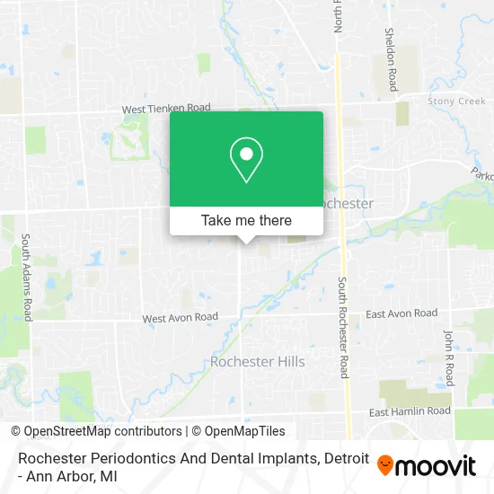 Rochester Periodontics And Dental Implants map