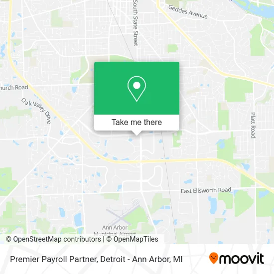 Premier Payroll Partner map