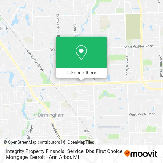 Integrity Property Financial Service, Dba First Choice Mortgage map