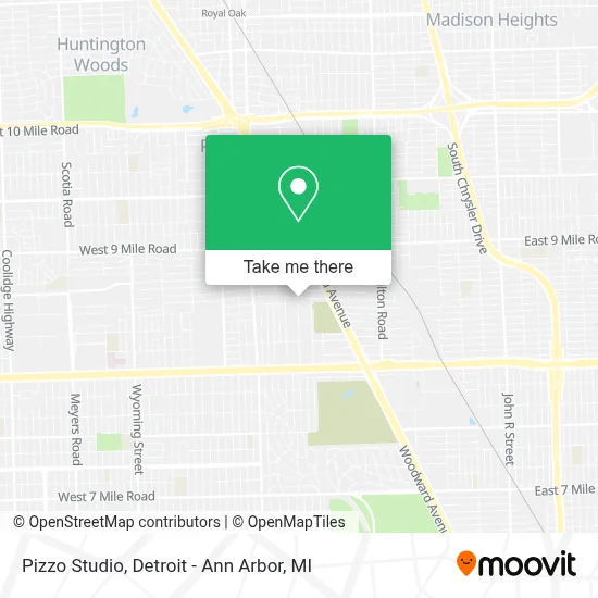 Pizzo Studio map