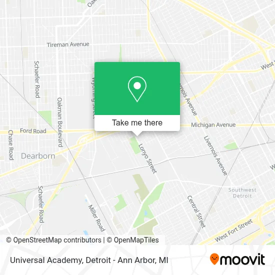 Universal Academy map