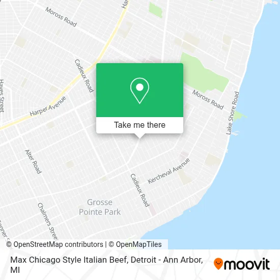 Max Chicago Style Italian Beef map