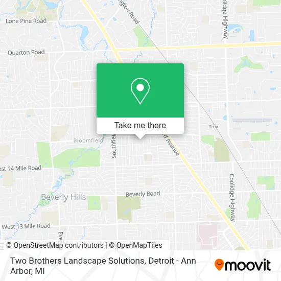 Two Brothers Landscape Solutions map