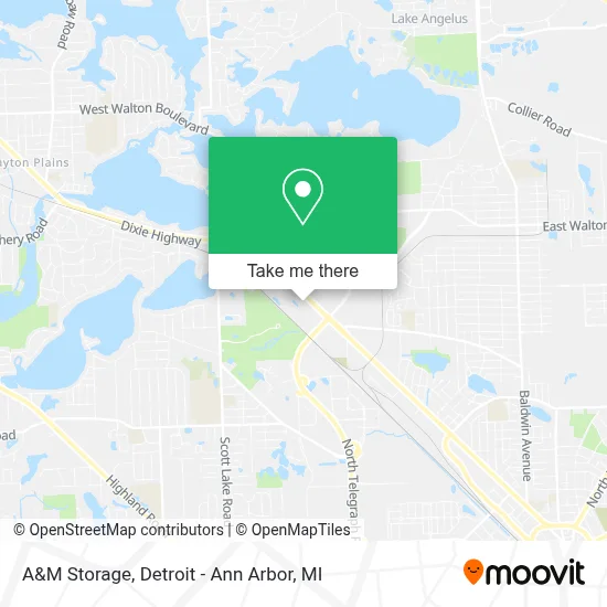 A&M Storage map
