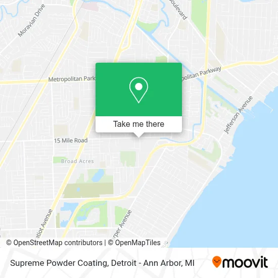 Supreme Powder Coating map