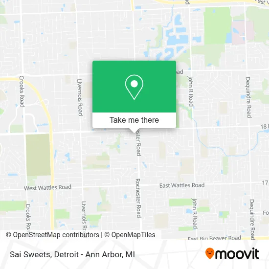 Sai Sweets map