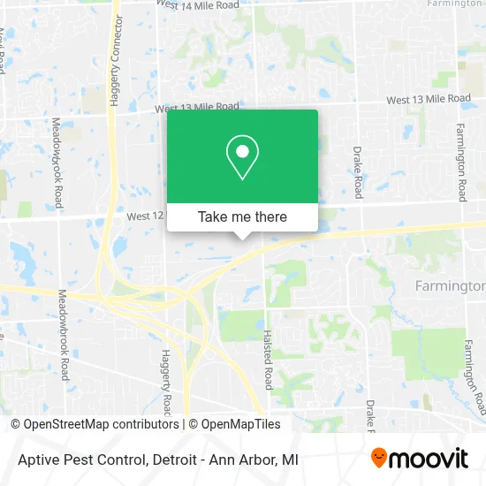 Aptive Pest Control map