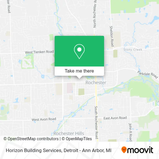 Horizon Building Services map