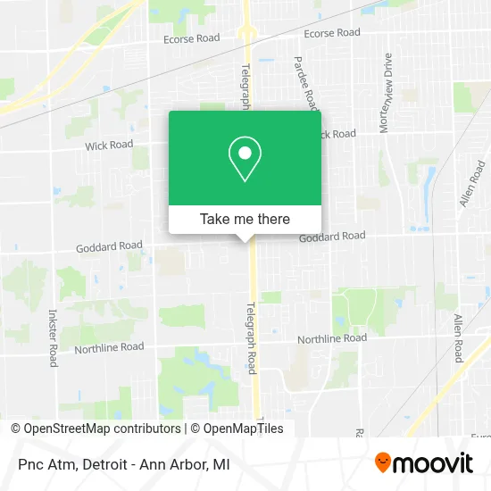 Pnc Atm map