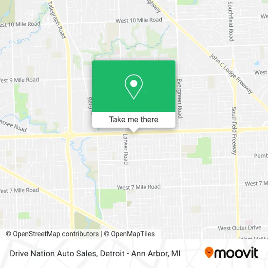 Drive Nation Auto Sales map