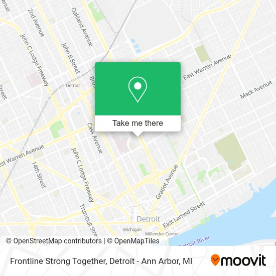 Frontline Strong Together map