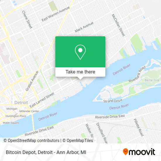 Bitcoin Depot map