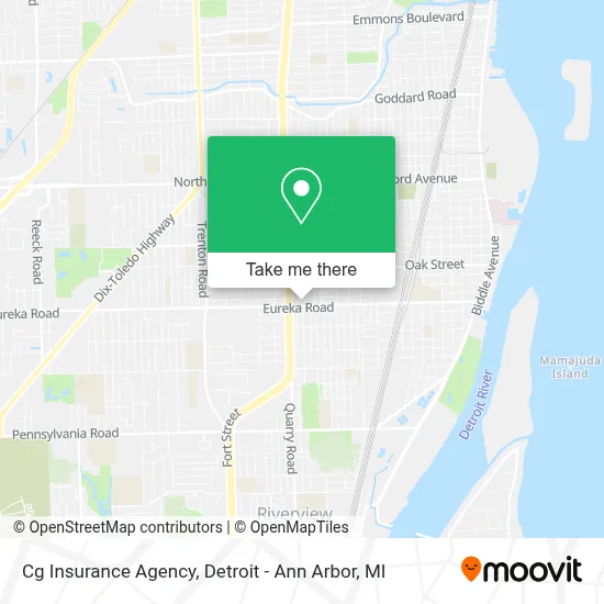Cg Insurance Agency map