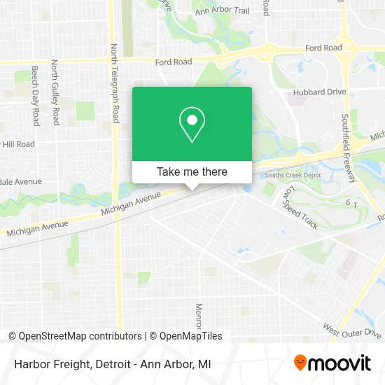 Harbor Freight map
