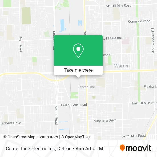 Center Line Electric Inc map