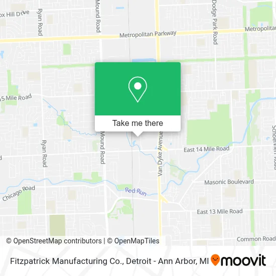Fitzpatrick Manufacturing Co. map