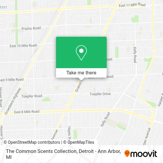 The Common Scents Collection map