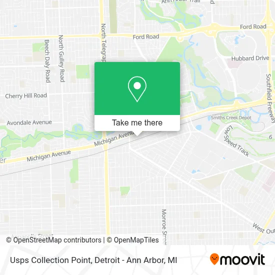 Usps Collection Point map