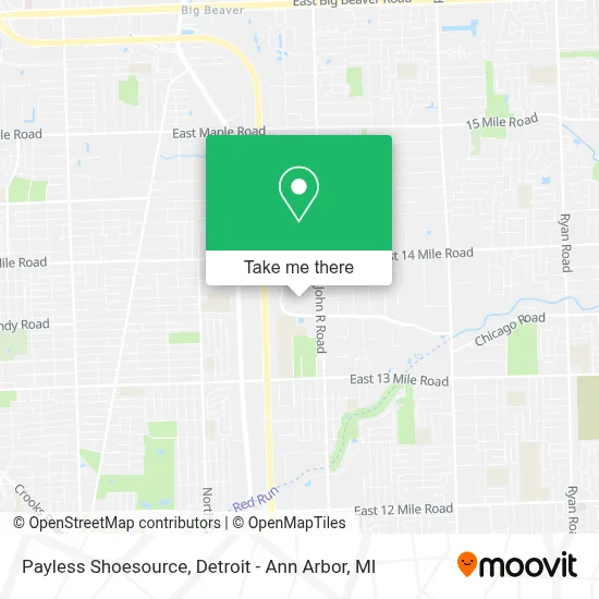 Payless Shoesource map