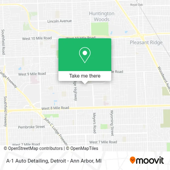 A-1 Auto Detailing map