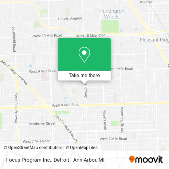 Focus Program Inc. map