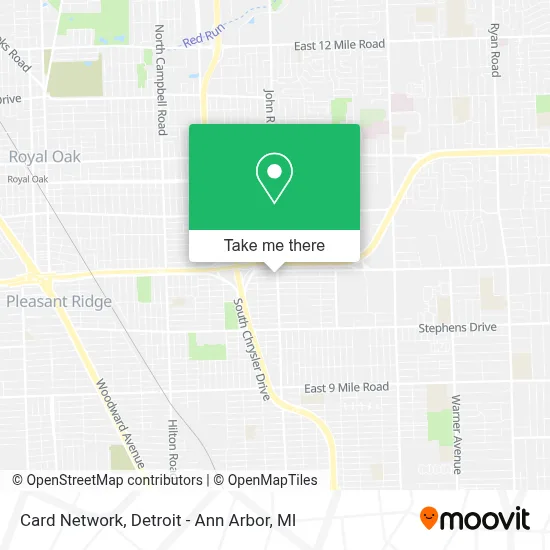 Card Network map