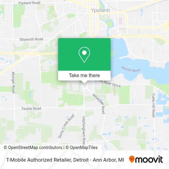 T-Mobile Authorized Retailer map