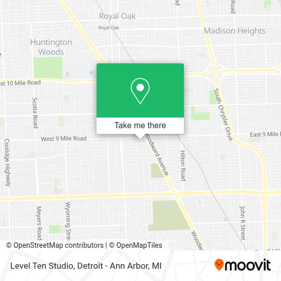 Level Ten Studio map