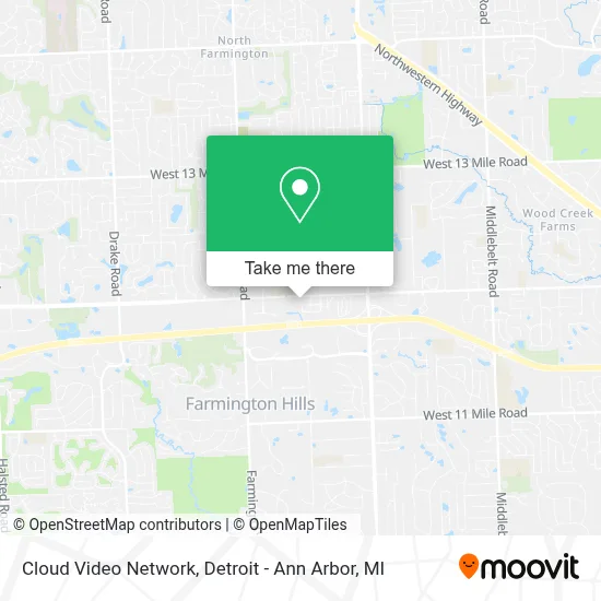 Cloud Video Network map
