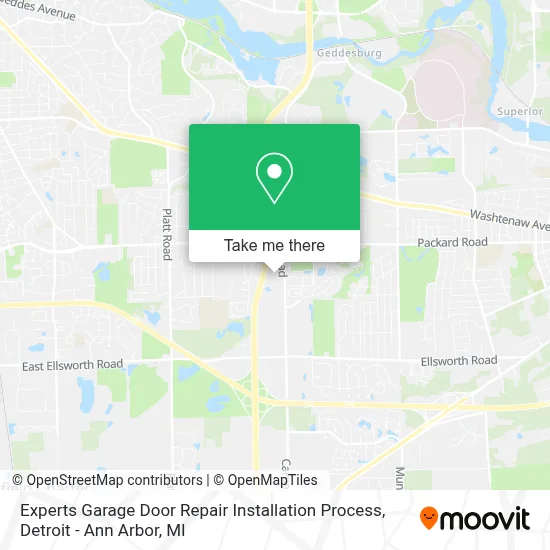 Experts Garage Door Repair Installation Process map