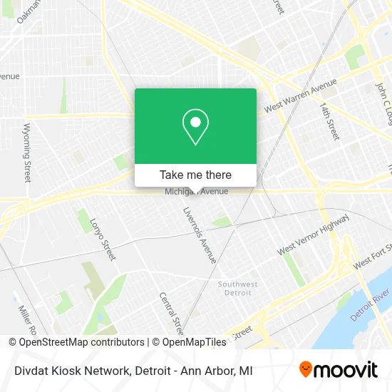 Divdat Kiosk Network map