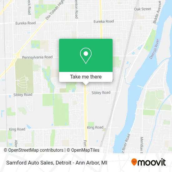 Samford Auto Sales map