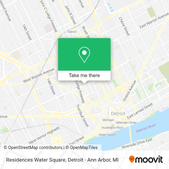 Residences Water Square map