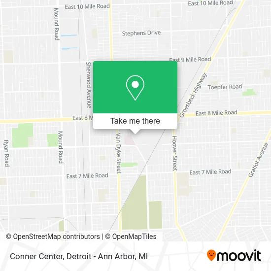 Conner Center map