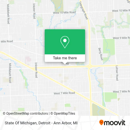 State Of Michigan map