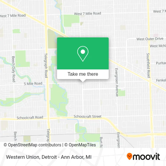 Western Union map