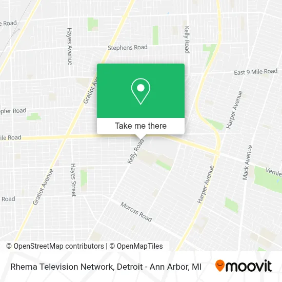Rhema Television Network map
