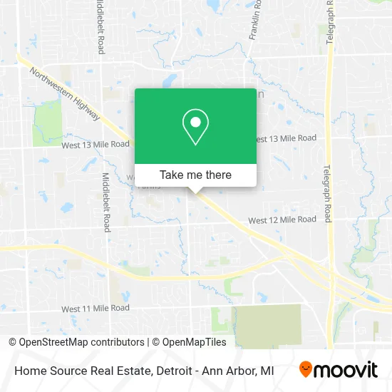 Home Source Real Estate map